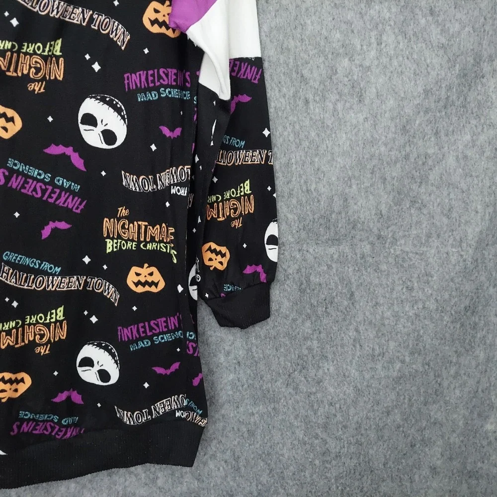 Disney‎ Women Pajama Dress S Nightmare Before Christmas Sweater Long Sleeve Jack - Picture 10 of 10